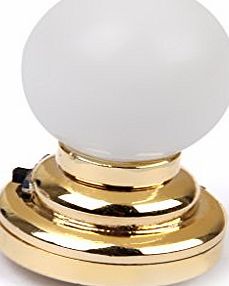 Generic 1:12 Dolls House Miniature Globe White Ceiling LED Light Lighting Lamp w/ Battery
