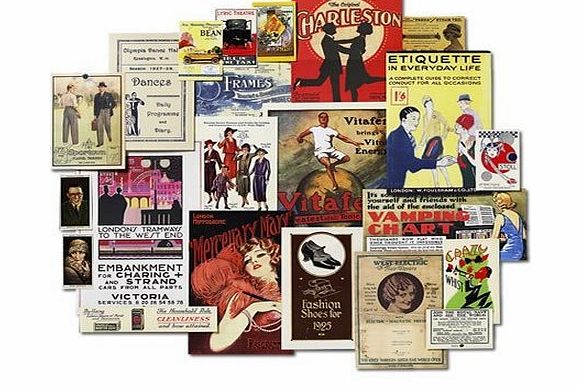 Generic Roaring 1920s - Memorabillia Pack (G560) A Collection of Vintage Replicas