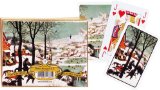 Gibsons Games Piatnik Playing Cards - Hunters in the Snow, double deck