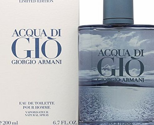 Giorgio Armani Acqua Di Gio EDT Spray (Blue Limited Edition) 200ml/6.7oz