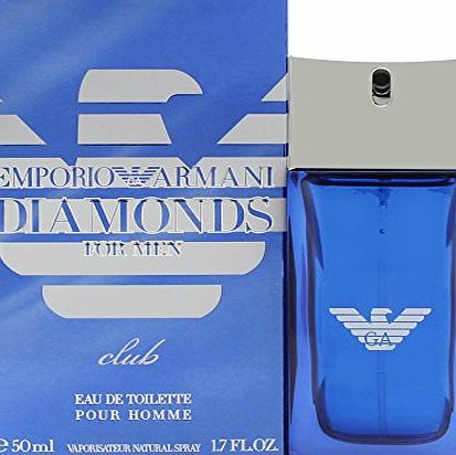 Giorgio Armani Emporio Armani DIAMONDS CLUB For Men 2016 Limited Edition 50ml Eau De Toilette EDT Spray