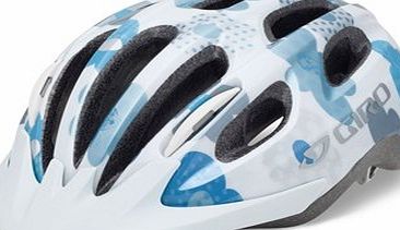 Giro 2016 Giro Flurry II MTB Helmet Kids Unisize 50-57cm in White amp; Blue