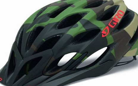 Giro Phase MTB 2014 Cycle Helmet camo green Verde (Matte Green Camo) Size:Small
