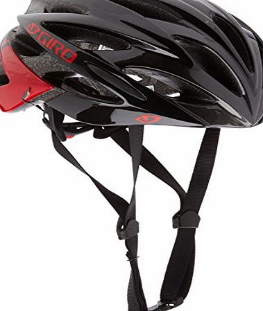 Giro Savant Cycling Helmet - Bright Red/Black, Large