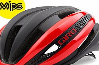 Giro Synthe Helmet MIPS Black red / black Size:L