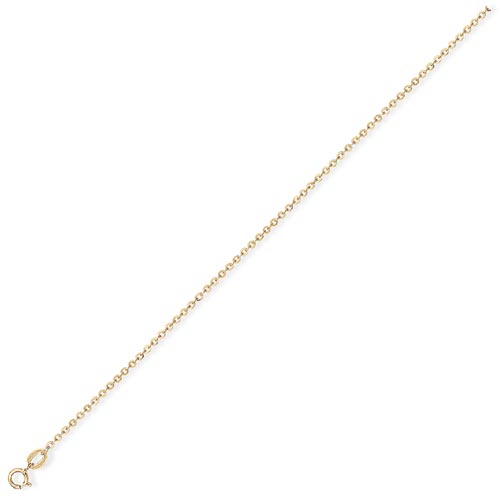 24 Inch Fine Trace Chain In 18 Carat Yellow Gold