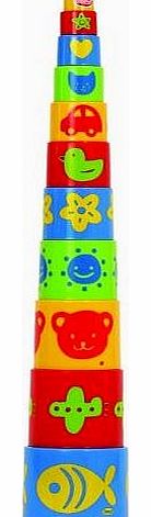 Gowi Toys 453-10 Multi Colour Stacking Buckets