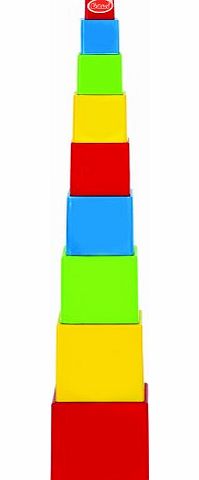 Gowi Toys 453-25 Square Pyramid Stacker