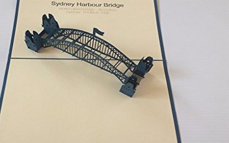 GrandGift Sydney Harbour bridge most 3D Pop Up Greeting Cards Anniversary Baby Birthday Easter Halloween Mothers Fathers Day New Home New Year Thanksgiving Valentine Wedding Christmas