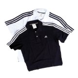 Green Board Games Adidas Essentials 3S Polo Shirt (Black/White Large)