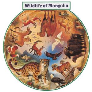 Grovely Jigsaws James Hamilton Grovely Puzzles Wildlife Of Mongolia 500 Circular Piece Jigsaw Puzzle