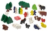 Haba Wooden Animals, Figures and Trees Set