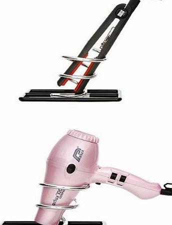 Hair Tools Hairdryer Or Straighteners Chrome Multi-Purpose Table Top Stand
