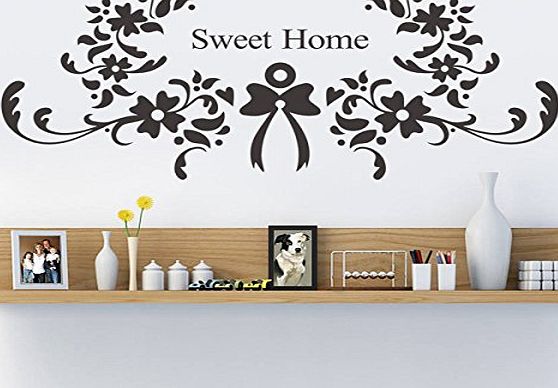 HanDu SWEET HOME Elegant Flower Vine New Bedroom Sofa Backdrop Wall Stickers Wholesale Price Home Wall Decoration