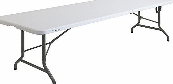 Hartleys Large 8ft White Folding Table - Suitable for Indoor/Outdoor Use
