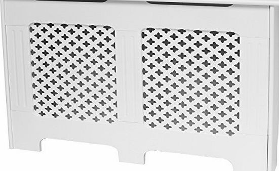 Hartleys White Traditional Radiator Cabinet - Small/Medium