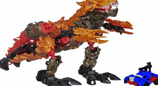 Hasbro Transformers Age of Extinction Construct Bots Dinofire Grimlock and Optimus Prime Set