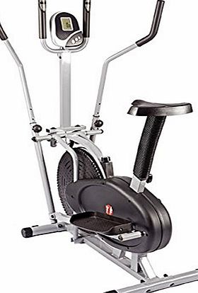 Hi-Performance NEW 2 in 1 Elliptical Cross Trainer and Exercise Bike With Seat Cardio (With Middle Bar)