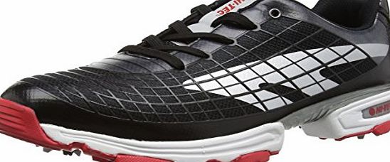 Hi-Tec Ht Hybrid Flow, Men Golf Shoes, Black (Black/Silver/Red 021), 11 UK (45 EU)