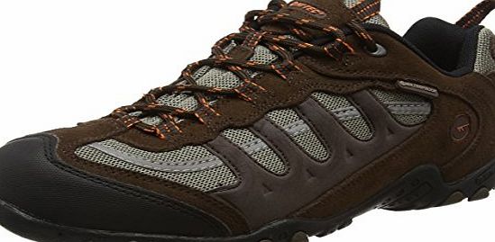 Hi-Tec Penrith Low Waterproof, Men Low Rise Hiking Shoes, Brown (Chocolate/Orange 044), 10 UK (44 EU)
