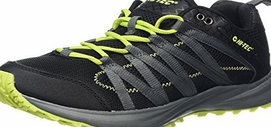 Hi-Tec Sensor Trail Lite, Men Multisport Outdoor Shoes, Black (Black/Graphite/Lime 022), 9 UK (43 EU)