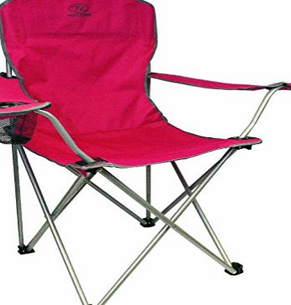Highlander Folding Camp Chair - Red