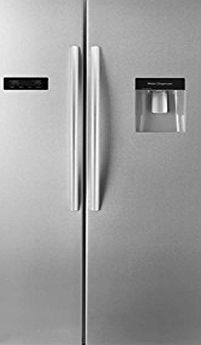Hisense Side By Side American Fridge Freezer With Water Dispenser Stainless Steel Effect Doors RS723N4WC1_APD