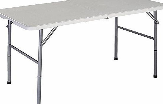 Home Discount Folding Table 4ft Heavy Duty Extra Strength Camping Buffet Wedding Market Garden Party Car Boot Stall Picnic Trestle Indoor Outdoor Foldaway Carry Handle
