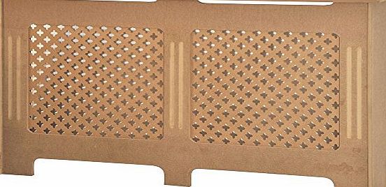 Home Discount Oxford Radiator Cover Unfinished Traditional Unpainted MDF Cabinet, Large