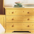 3-drawer wide chest