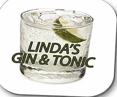 Hot Off The Press Personalised Coaster - Gin and Tonic!