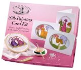 House of Crafts Silk Painting Card Set - create a delightful collection of silk painted greeting cards