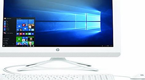 HP 20-c000na 20-Inch All-in-One Desktop PC (Snow White) - (AMD Quad-Core E2-7110 APU, 4 GB RAM, 1 TB HDD, AMD Radeon R2 Graphics, Windows 10)