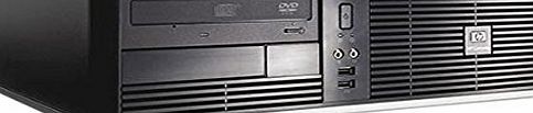 HP Compaq DC7900 SFF Desktop PC (Black/Silver) - (Intel Core 2 Duo E7400 2.80 GHz, 4 GB RAM, 500 GB HDD, Windows 10 Pro) (Certified Refurbished)