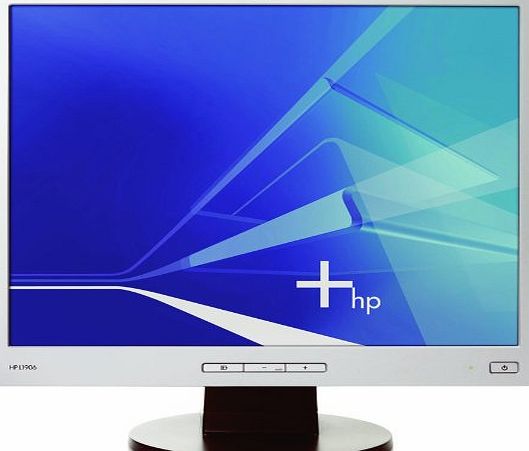 HP L1906 - Flat panel display - TFT - 19`` - 1280 x 1024 / 75 Hz - 250 cd/m2 - 500:1 - 12 ms - 0.294 mm - VGA - silver, carbon