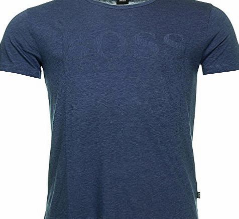 Hugo Boss Mens Logo T-Shirt - Blue - Medium