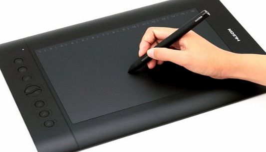 Huion H610 Pro Graphics Drawing Pen Tablet with Hot Keys Compatible with Windows Mac
