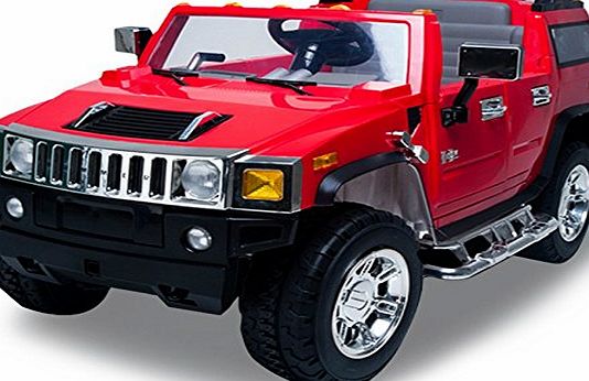 Hummer Licensed Hummer Kids Ride on Battery Electric Jeep 12v (Red)