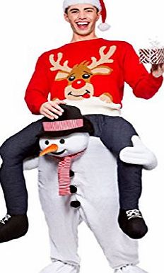 I LOVE DIY Cute Snowman Carry Me Bavarian Beer Guy - Adult Costume Adult - One Size