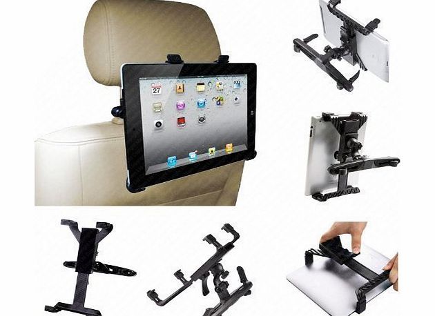 iChoose Limited Universal Tablet (8-14``) In-Car Holder Mount Case with 360 Degree Rotation | Tablet Travel Entertai