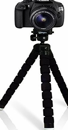 iGadgitz Large Universal Flexible Foam Mini Tripod for Canon EOS SLR DSLR Series Cameras 450D 550D 550D 600D 650D 700D 750D 760D 100D 1000D 1100D 1200D