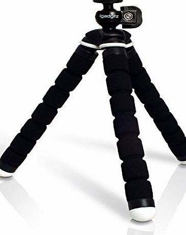 iGadgitz Lightweight Small Universal Flexible Foam Mini Tripod for Compact Cameras - Black