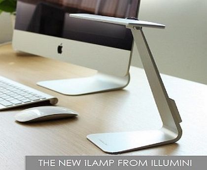 Illuminii iLamp New 2016 Design! LED desk/reading/table lamp with 3 lighting levels.