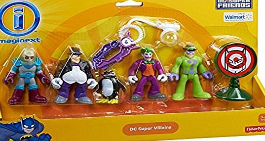 Imaginext Fisher Price Toy - Imaginext - DC Super Friends Figure Set - Batman Villains - Joker - Riddler