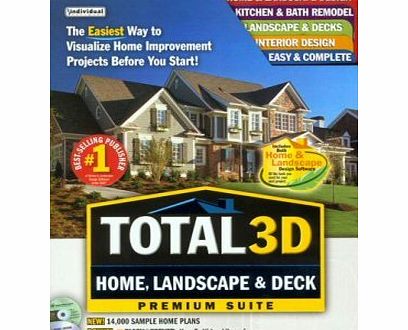 Individual Software, Inc. Total 3D: Home, Landscape amp; Deck Premium Suite