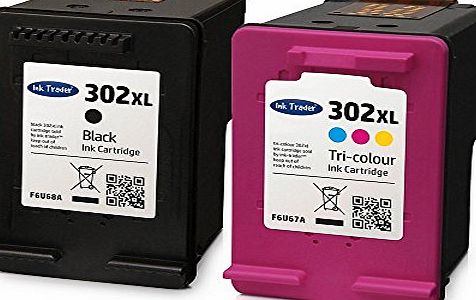 Ink Trader Remanufactured 302XL Black amp; Colour Ink Cartridges for HP ENVY 4524 Printers by Ink Trader
