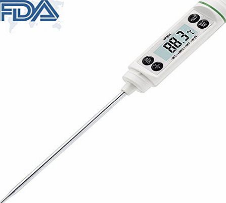 innotree Digital Kitchen Thermometer / Food Thermometer, FDA Certified Stainless Steel Probe and Protective Sleeve, 5 Seconds Instant Read, Best for Cooking Grill BBQ Baby Care
