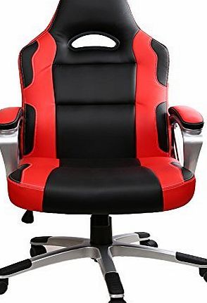 IntimaTe WM Heart High-back Ergonomic Pu Leather Office Chair Racing Style Sports Gaming Swivel Chair Computer Desk Lumbar Support Chair Napping Chair