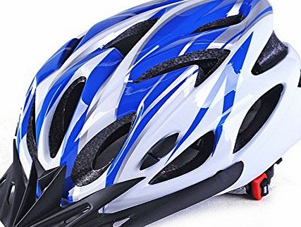 IREALIST Eco-Friendly Super Light Integrally Bike Helmet,Adjustable Lightweight Mountain Road Bike Helmets for Men and Women (Blue)