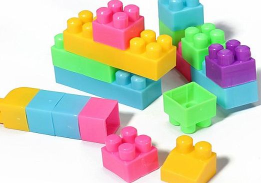 IRISMARU 80Pcs Building Block Toy Kids Puzzle Educational Plastic Toy